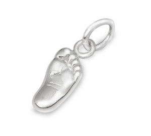 Silver Babyfoot Charm
