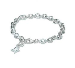 Silver Mini Lifetime Star Charm Bracelet