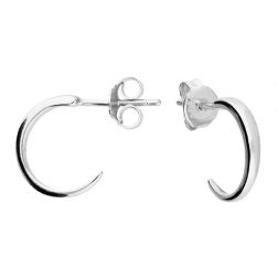 Silver Raffina Hoop Earrings